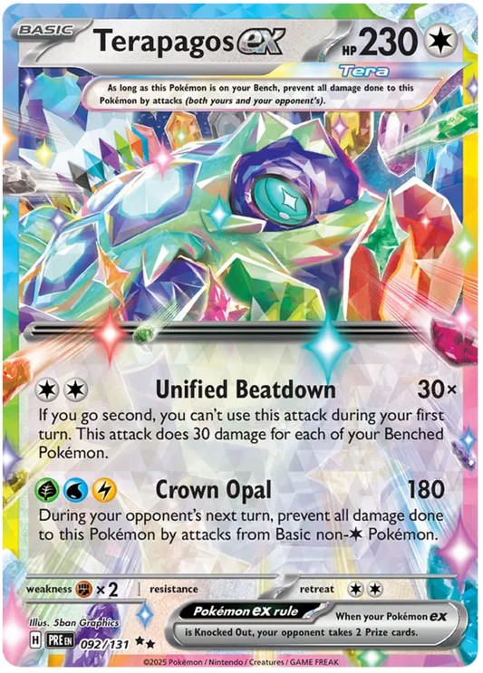 Terapagos EX - Prismatic Evolutions