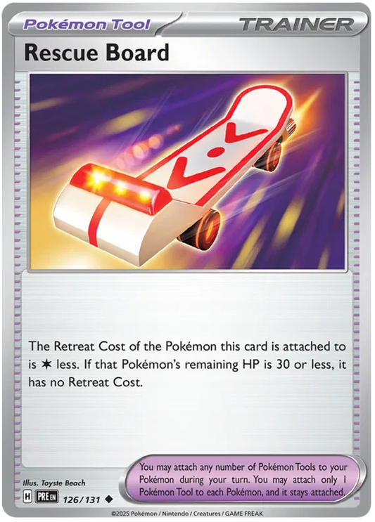 Rescue Board Reverse Holo - Prismatic Evolutions