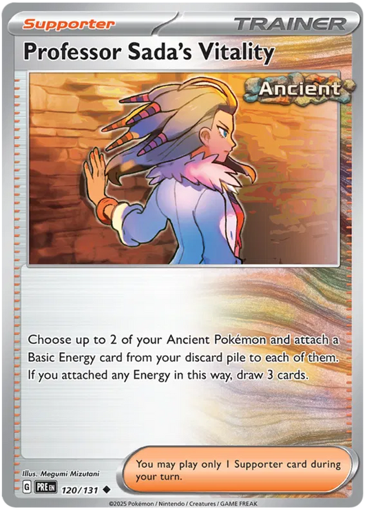 Professor Sada's Vitality Reverse Holografico - Prismatic Evolutions