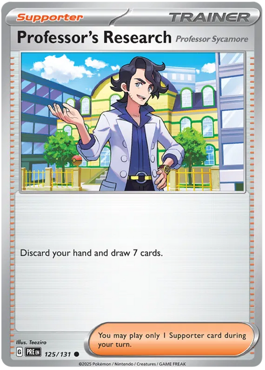 Professor's Research (Sycamore) Reverse Holografico - Prismatic Evolutions