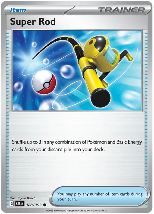 Super Rod Reverse Holografico - Paldea Evolved