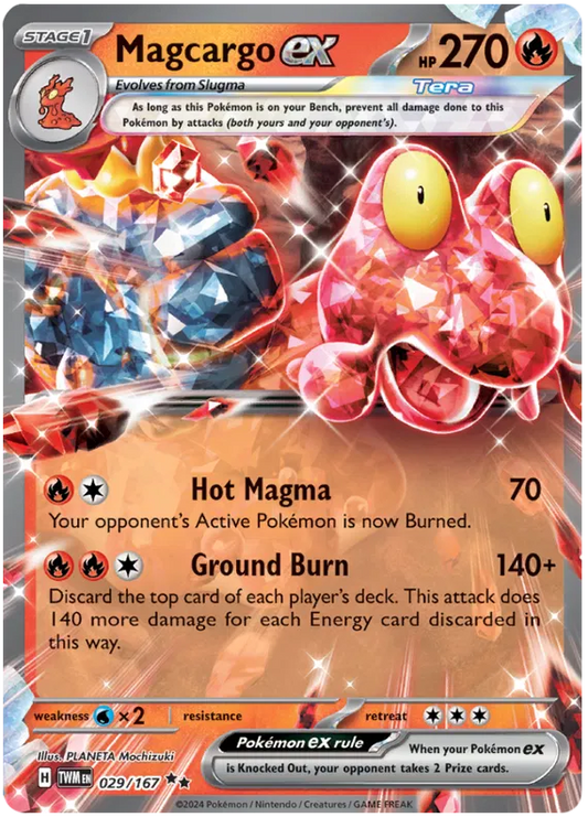 Magcargo EX - Twilight Masquerade