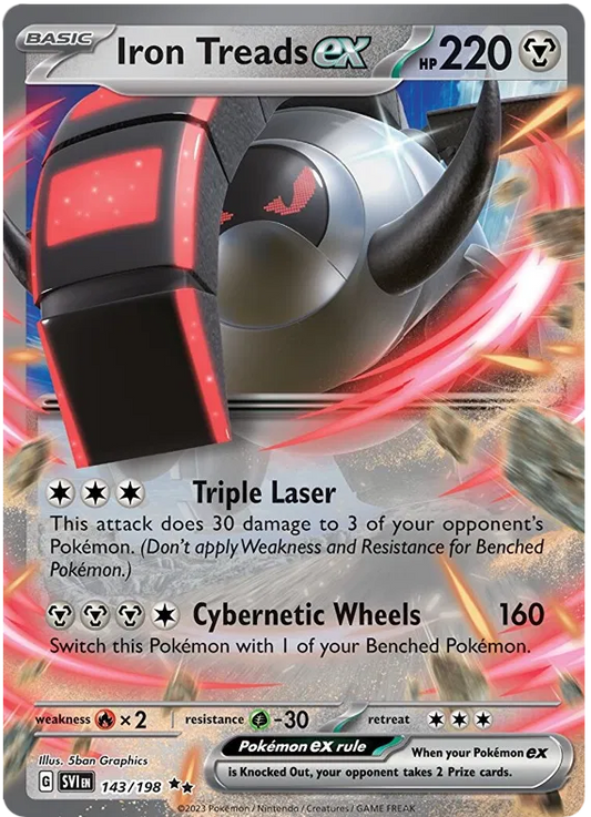 Iron Treads EX - Scarlet & Violet Base Set