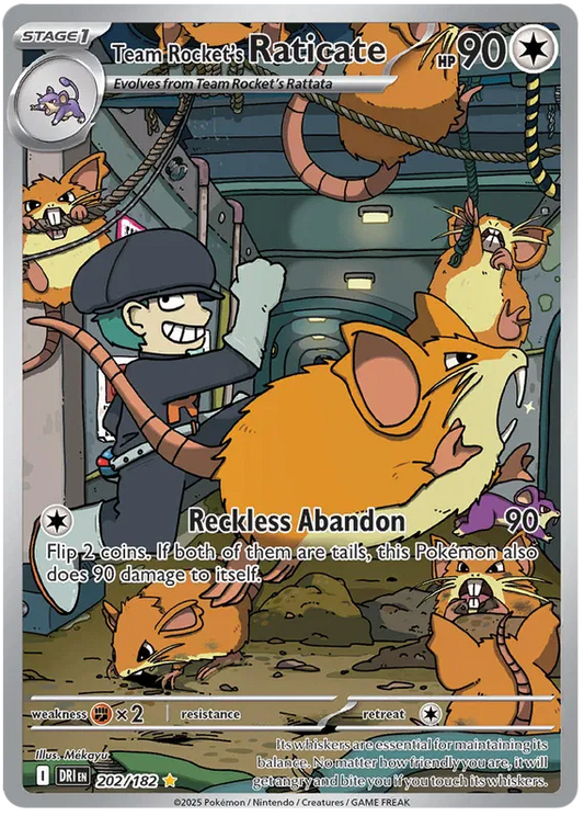 Team Rocket's Raticate Illustration - Destined Rivals