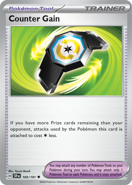 Counter Gain Reverse Holografico - Surging Sparks