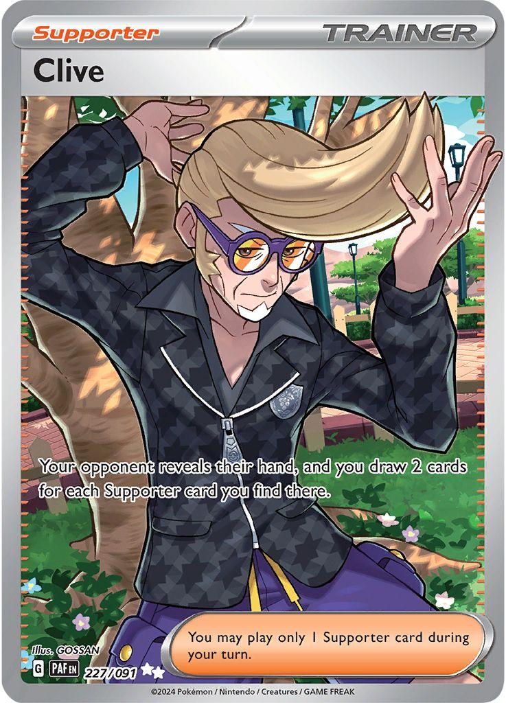 Clive Full Art - Paldean Fates