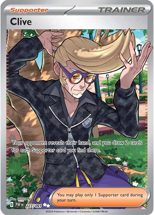 Clive Full Art - Paldean Fates
