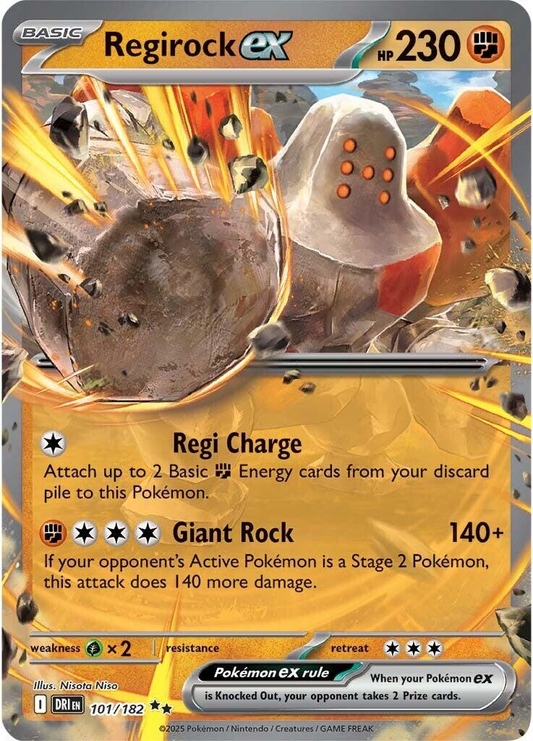 Regirock EX - Destined Rivals