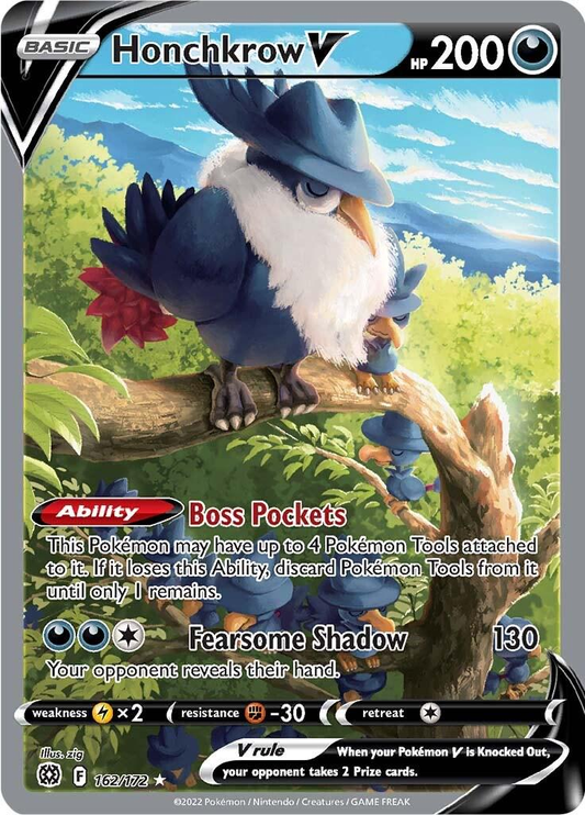 Honchkrow V Full Art Alternativo (LP) - Brilliant Stars