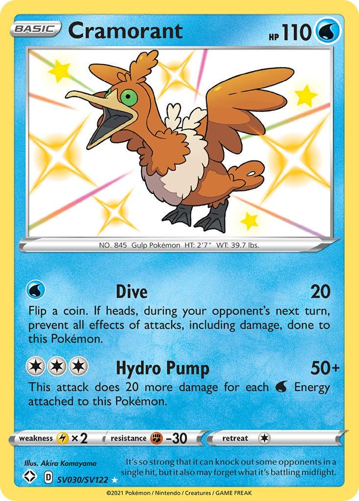 Cramorant Shiny - Shining Fates
