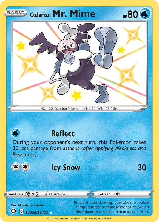 Galarian Mr. Mime Shiny - Shining Fates