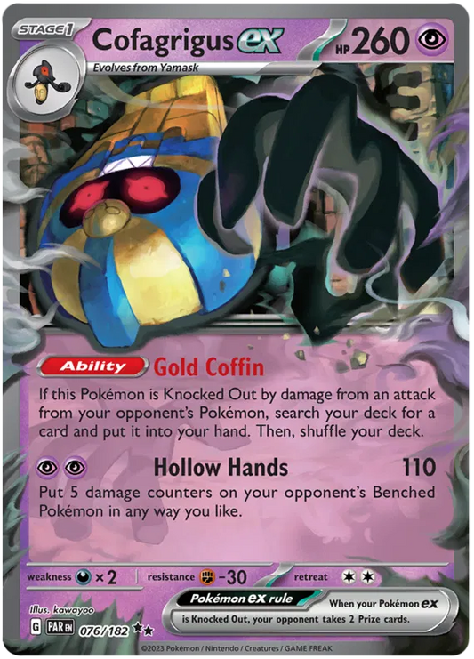 Cofagrigus EX - Paradox Rift
