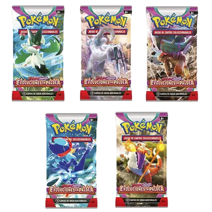 Sobre de Pokemon Evoluciones en Paldea