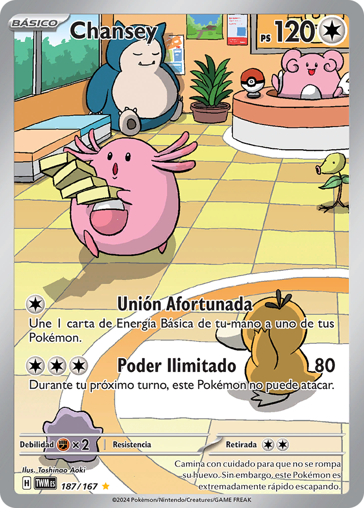 Chansey Illustration - Mascarada Crepuscular