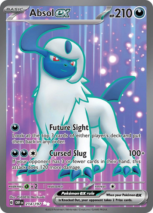 Absol EX Full Art - Obsidian Flames