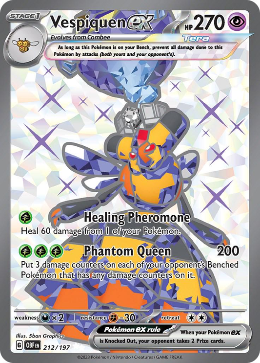 Vespiquen EX Full Art - Obsidian Flames