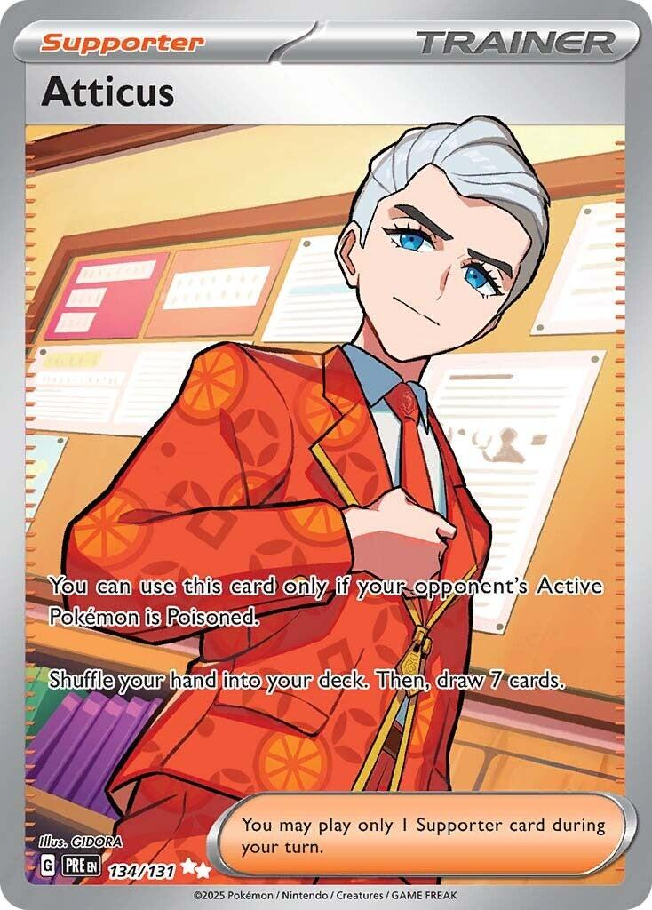 Atticus Full Art 134 - Prismatic Evolutions