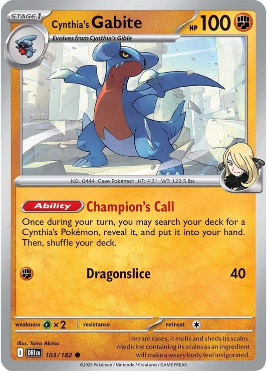 Cynthia's Gabite - Destined Rivals