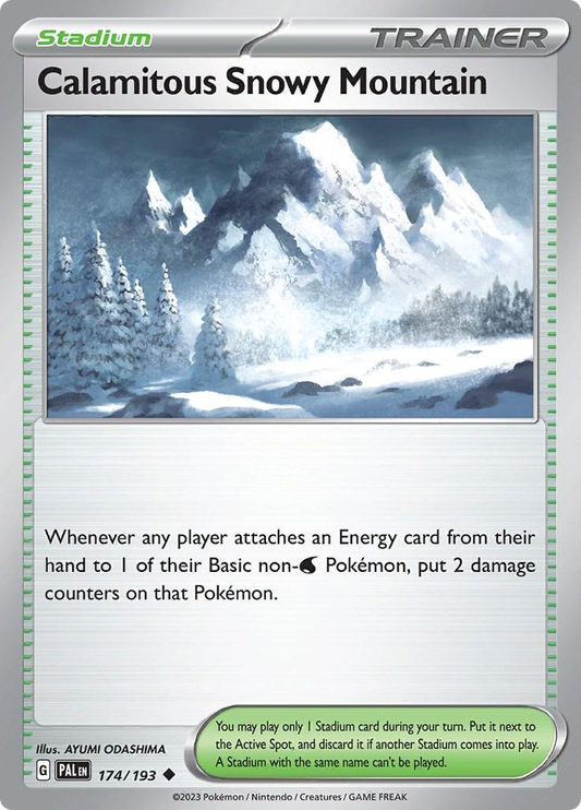Calamitous Snowy Mountain - Paldea Evolved