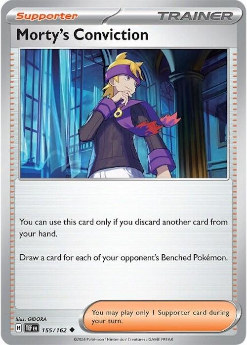 Morty's Conviction Reverse Holografico - Temporal Forces