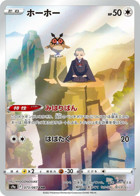 Hoothoot Art Rare - Battle Region