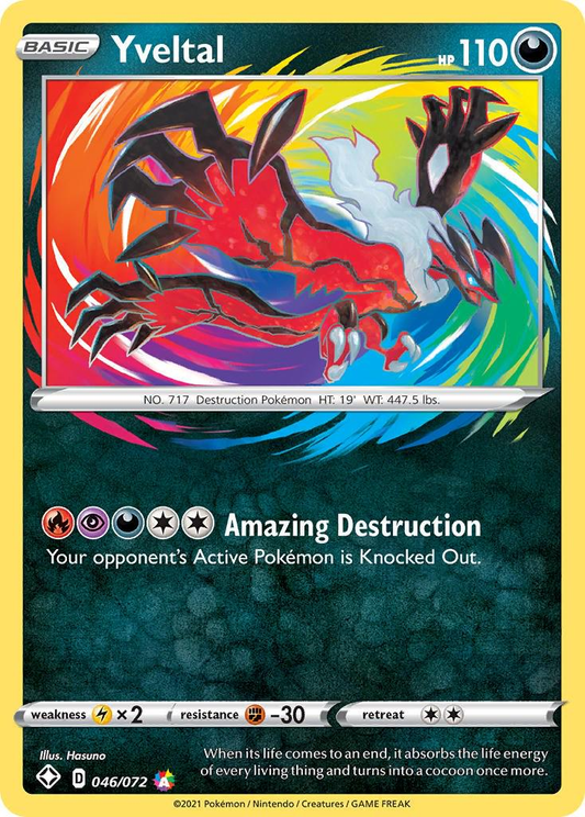 Yveltal Amazing Rare - Shining Fates