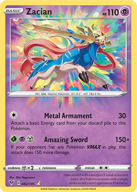 Zacian Amazing Rare - Vivid Voltage