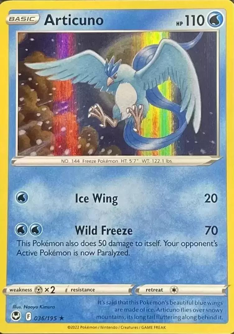 Articuno Cosmos Holografico - Silver Tempest