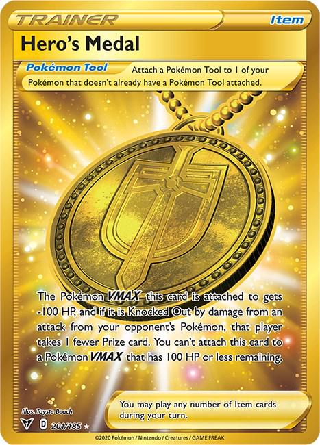 Hero's Medal Golden - Vivid Voltage