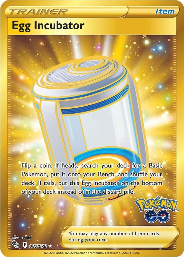 Egg Incubator Golden - Pokemon GO