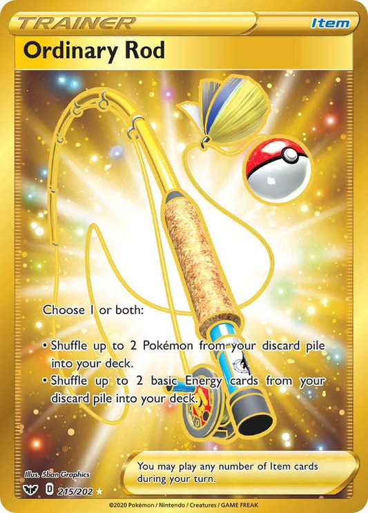 Ordinary Rod Golden - Sword & Shield Base Set