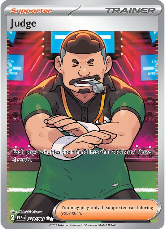 Judge Full Art - Paldean Fates