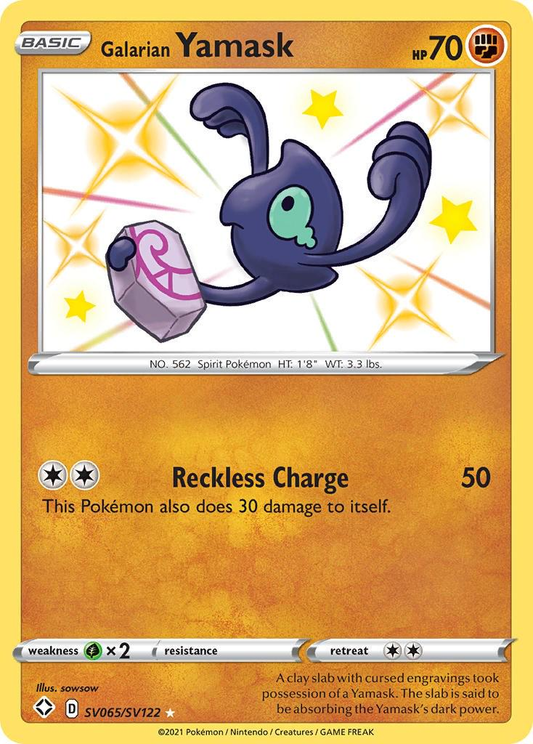 Galarian Yamask Shiny - Shining Fates