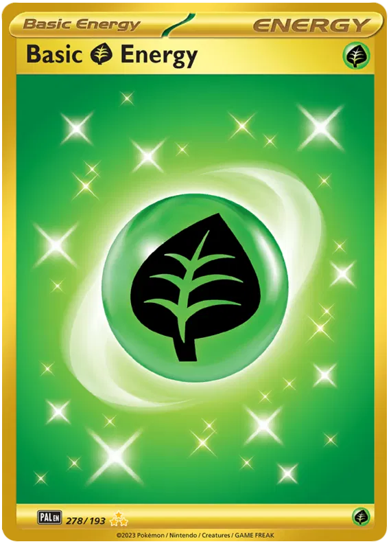 Basic Leaf Energy Golden - Paldea Evolved
