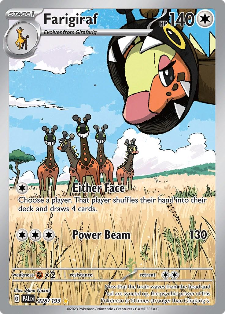 Farigiraf Illustration - Paldea Evolved