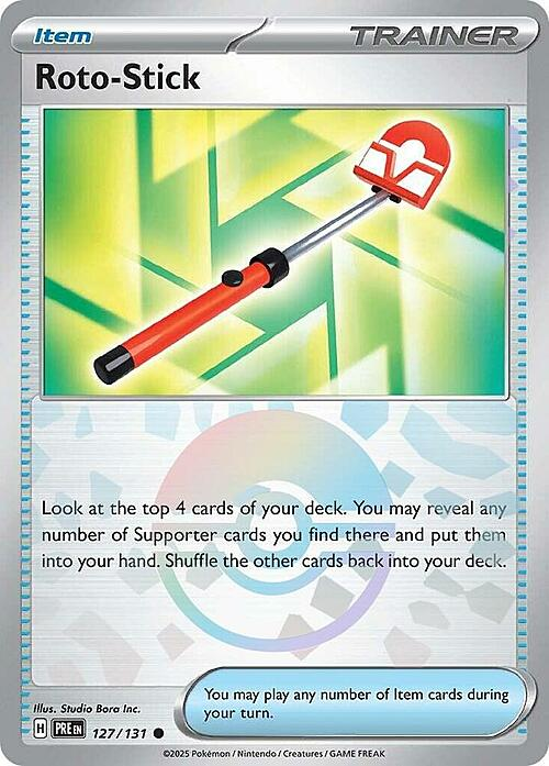 Roto-Stick Reverse Poke Ball - Prismatic Evolutions