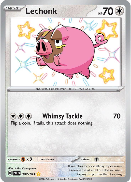 Lechonk Shiny - Paldean Fates