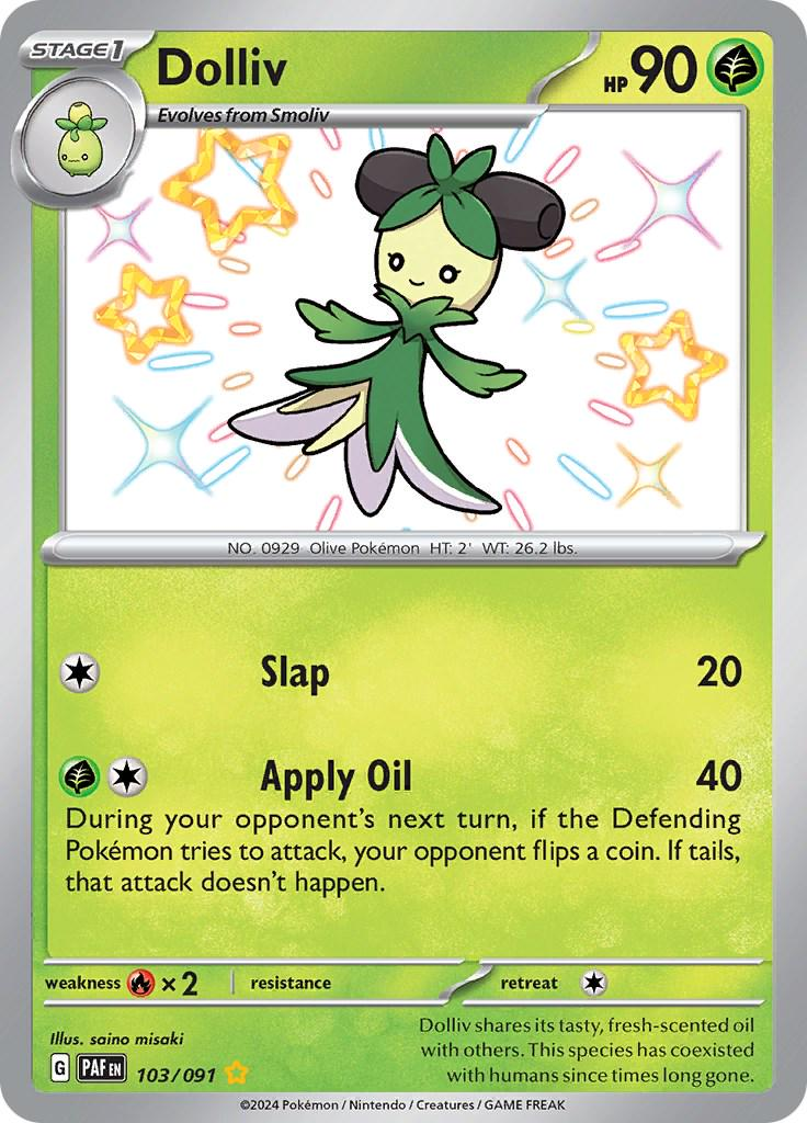 Dolliv Shiny - Paldean Fates