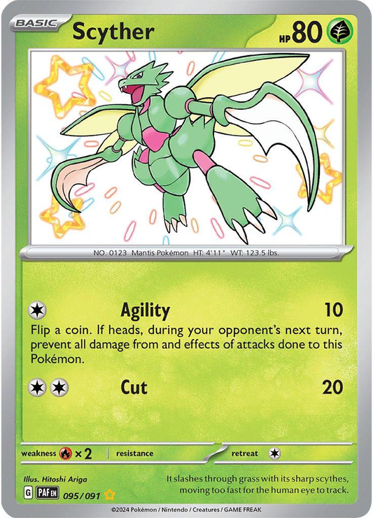 Scyther Shiny - Paldean Fates