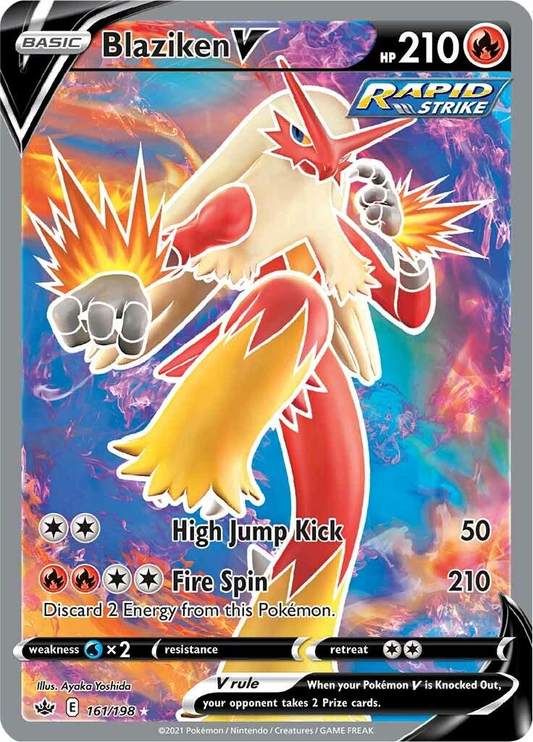 Blaziken V Full Art - Chilling Reign