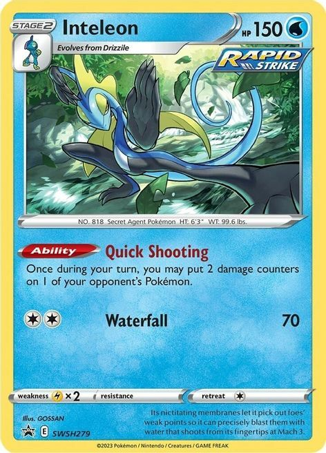 Inteleon Cosmos Holografico - Sword & Shield Promo