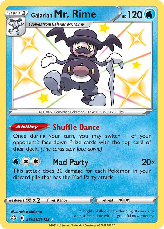 Galarian Mr. Rime Shiny - Shining Fates