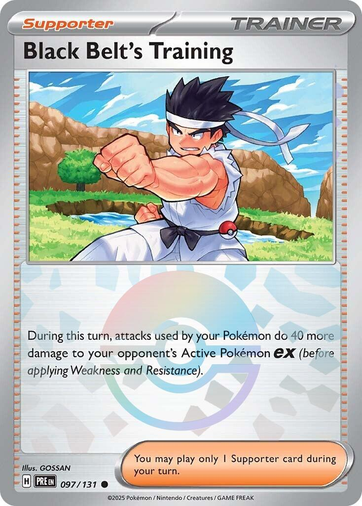Black Belt's Training 97 Reverse Poke Ball - Prismatic Evolutions