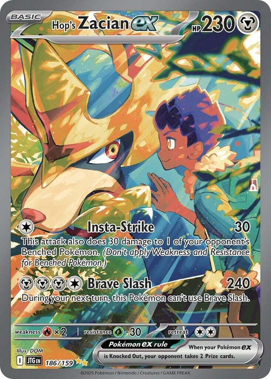 Hop's Zacian EX Special Illustration - Journey Together