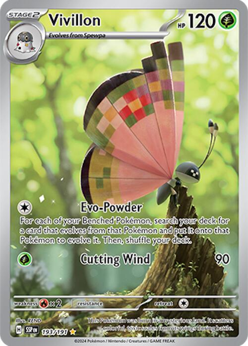 Vivillon Illustration - Surging Sparks