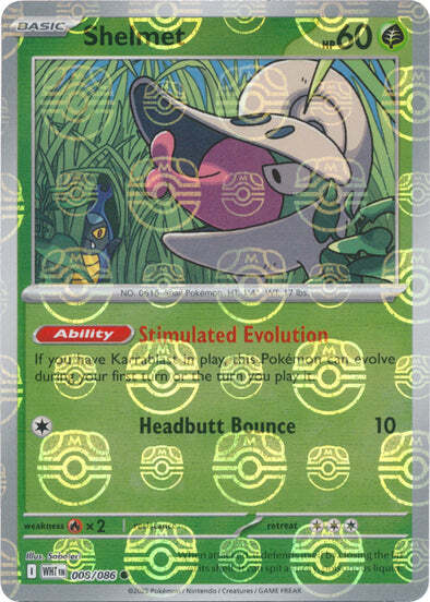 Shelmet Master Ball - White Flare