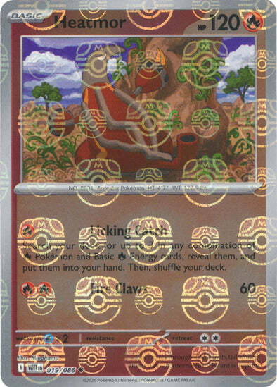 Heatmor Master Ball - White Flare
