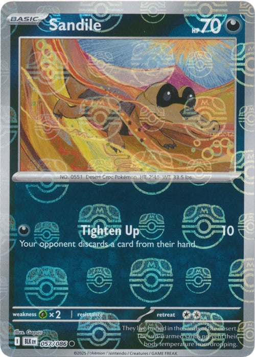 Sandile Master Ball - Black Bolt