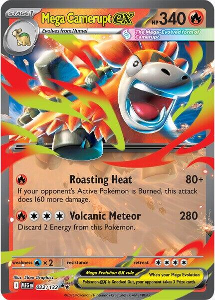 Mega Camerupt EX - Mega Evolution