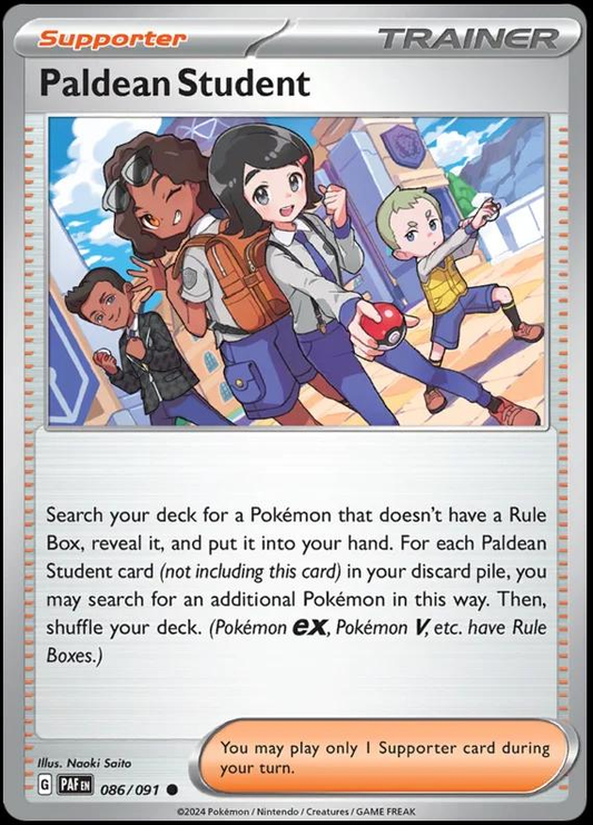 Paldean Student 86 - Paldean Fates